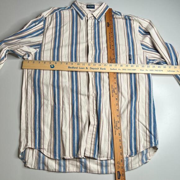 Vintage Guess Jeans Striped Button Up Shirt Men’s XL Long Sleeve Casual 90s Y2K - Picture 3 of 7